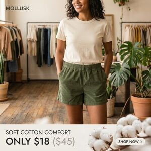 Olive Green Women's Shorts